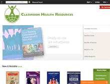 Tablet Screenshot of classroomhealth.com